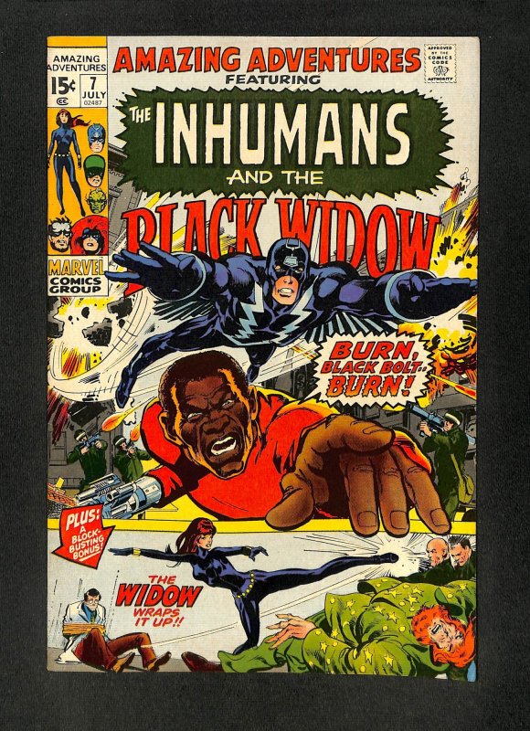 Amazing Adventures #7 Inhumans Black Widow!