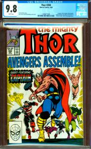 Thor #390 CGC Graded 9.8 Avengers, She-Hulk, Sub-Mariner App.