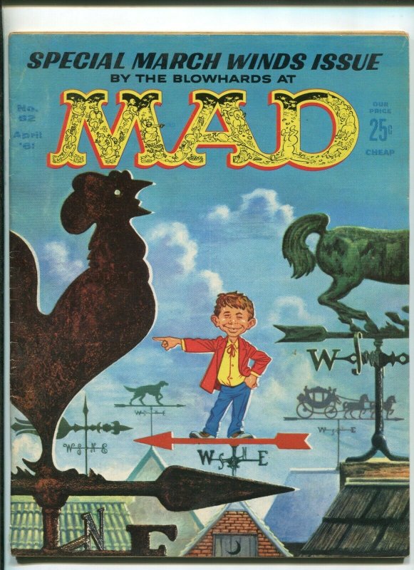 MAD #62 (6.5) 1961 MARCH WINDS ISSUE 