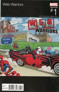 Web Warriors #1 - Damian Scott Cover! (9.0/9.2) 2016