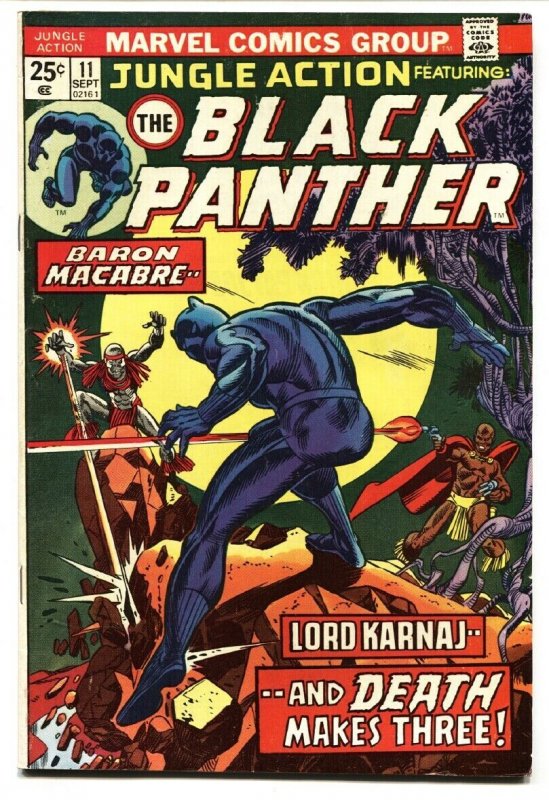 JUNGLE ACTION #11 BLACK PANTHER - comic book 1974 FN+