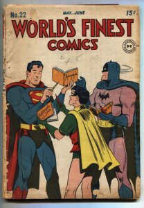 World's Finest #22 1946-DC-Superman-Batman-Robin-Green Arrow