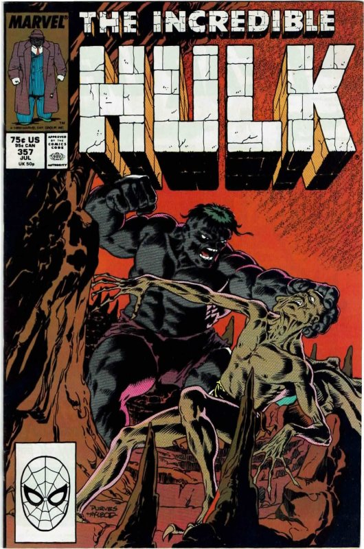 Incredible Hulk #357 (1968) Peter David Grey Hulk NM