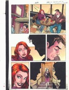 Spectacular Spider-Man #259 p.10 Color Guide Art - Peter and MJ by John Kalisz