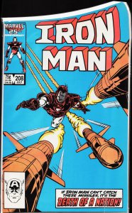 Iron Man #208 Direct Edition (1986) Iron Man