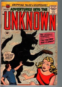 ADVENTURES INTO THE UNKNOWN #135-HORROR/SCI-FI-SILVER AGE-VG VG