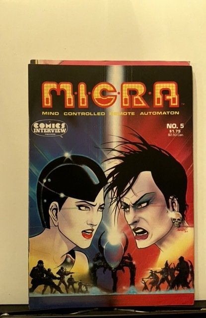 Lot of 5 MICRA: Mind Controlled Remote Automaton #1,3,5,6,7 (1988)