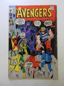The Avengers #91 VG condition