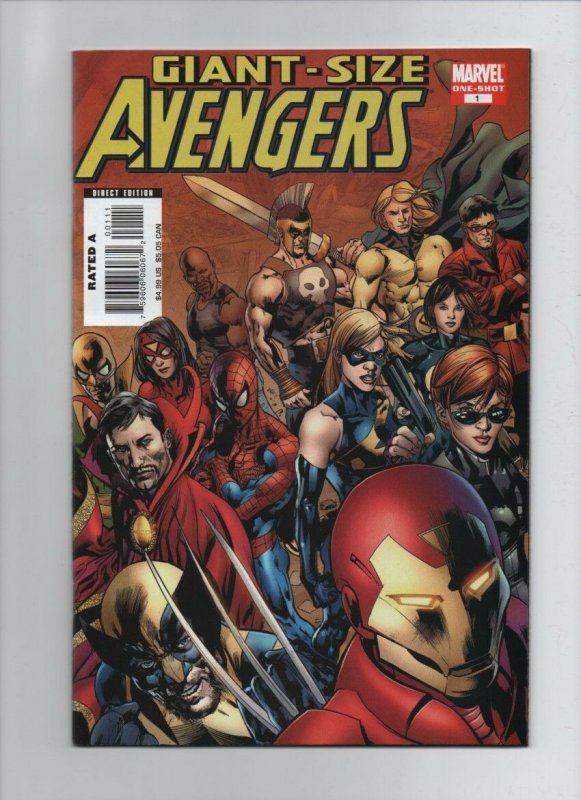 Giant-Size Avengers #1 - One-Shot Great Cover - (Grade 9.4) 2008