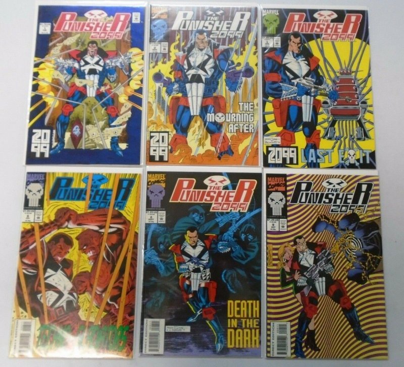 Punisher 2099 Lot from:#1-18 12 Different 8.0 VF (1993-94)