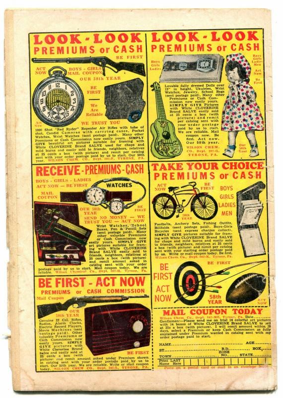 STRAIGHT ARROW #29-1953-ME-RED HAWK-INDIANS-FRED MEAGHER-good minus