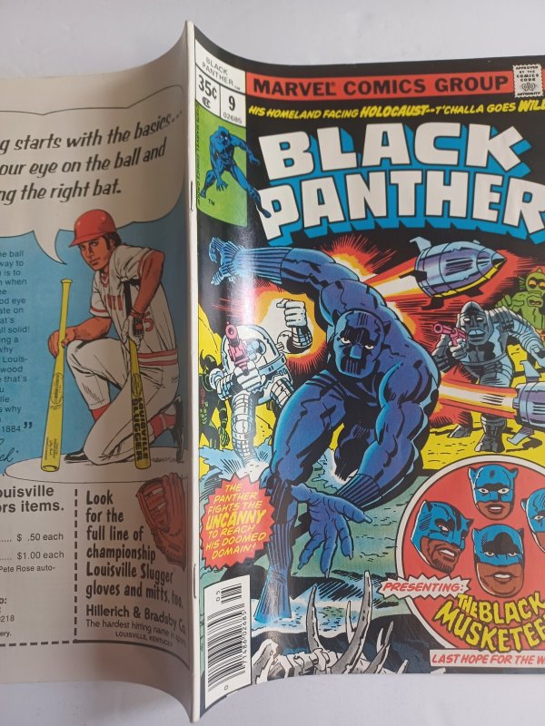 Black Panther #9 newsstand - Jack kirby - 1978 - VF