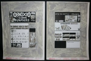Crazy #80 pgs.40 & 41 - Obnoxio the Clown 2pg Set - 1982 art by Alan Kupperberg