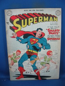 SUPERMAN 56 VG+ GOLDEN AGE DC 1949