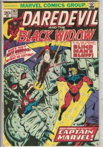 Daredevil #107 (Feb-74) VF High-Grade Daredevil, Black Widow