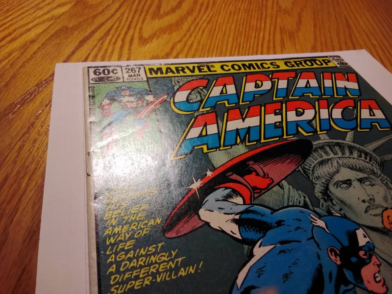 Captain America #267 Newsstand Edition (1982)