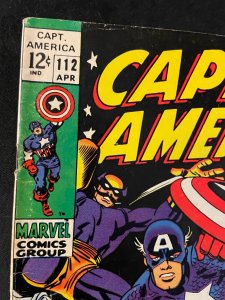 CAPTAIN AMERICA #112 VG+ Condition