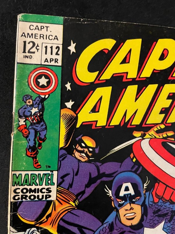 CAPTAIN AMERICA #112 VG+ Condition