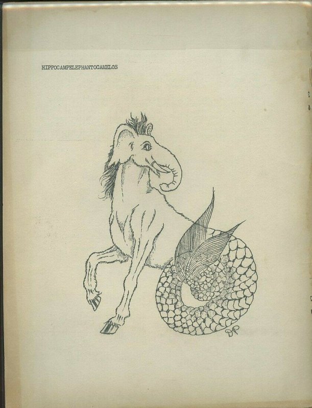 Hippocampelephantocamelos #5 (Hippocamp, Dec. 1966) - Rare Fanzine