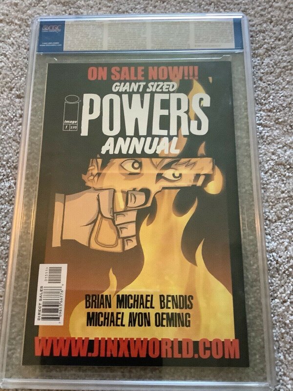 Powers #15 CGC 9.6 Image Comics 1st Series vol. 1 (2000 - 2004)