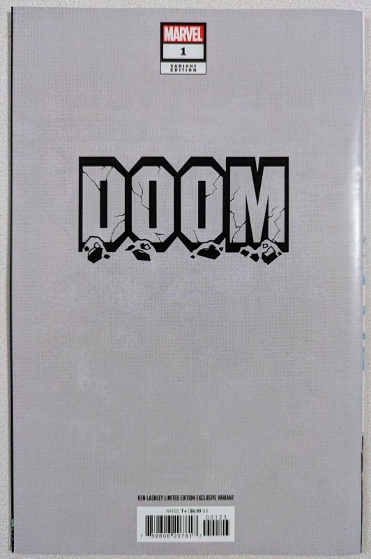 DOOM #1 NM KEN LASHLEY CARNAGE USA CLAYTON CRAIN HOMAGE VIRGIN LTD TO 3000