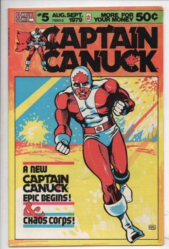 CAPTAIN CANUCK #5, VF, Chaos Corps, 1979, Planet Earth Patrol