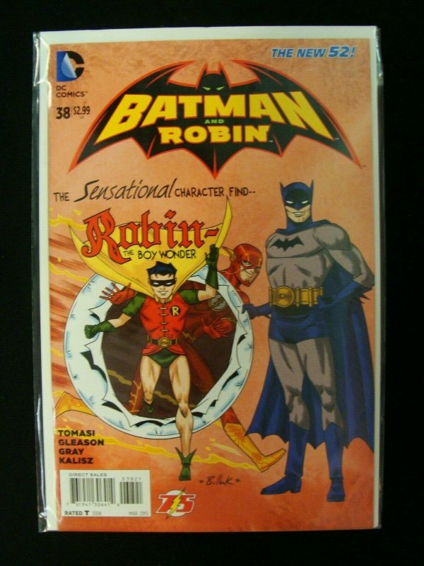 DC Batman & Robin #38 The New 52 Dave Bullock Variant Cover 75th Flash