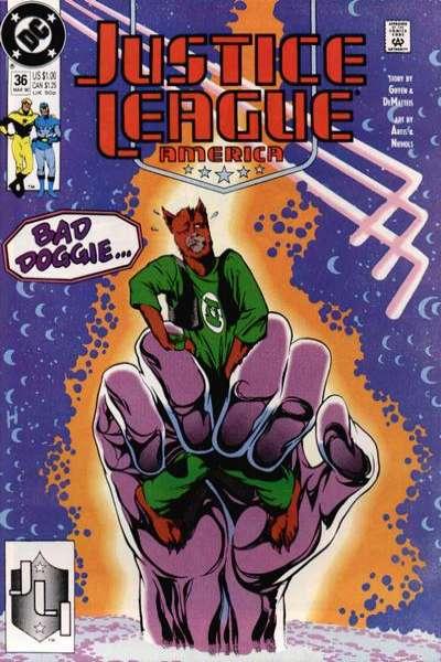 Justice League (1987 series) #36, Fine+ (Stock photo)