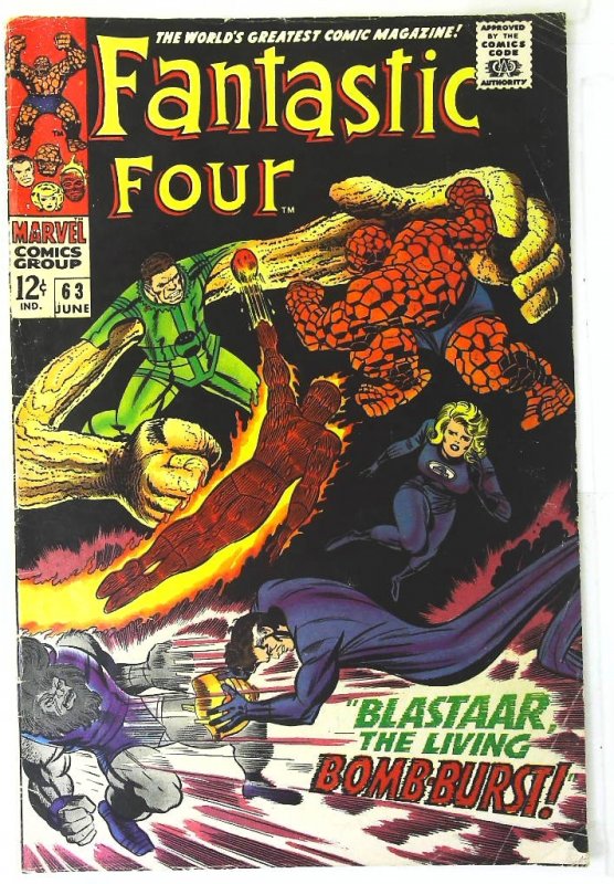 Fantastic Four (1961 series)  #63, Fine (Actual scan)