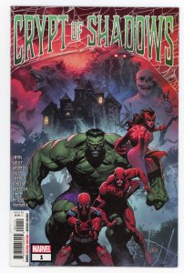Crypt of Shadows #1 (2023 v4) Deadpool Scarlet Witch 1st Bricklayer NM