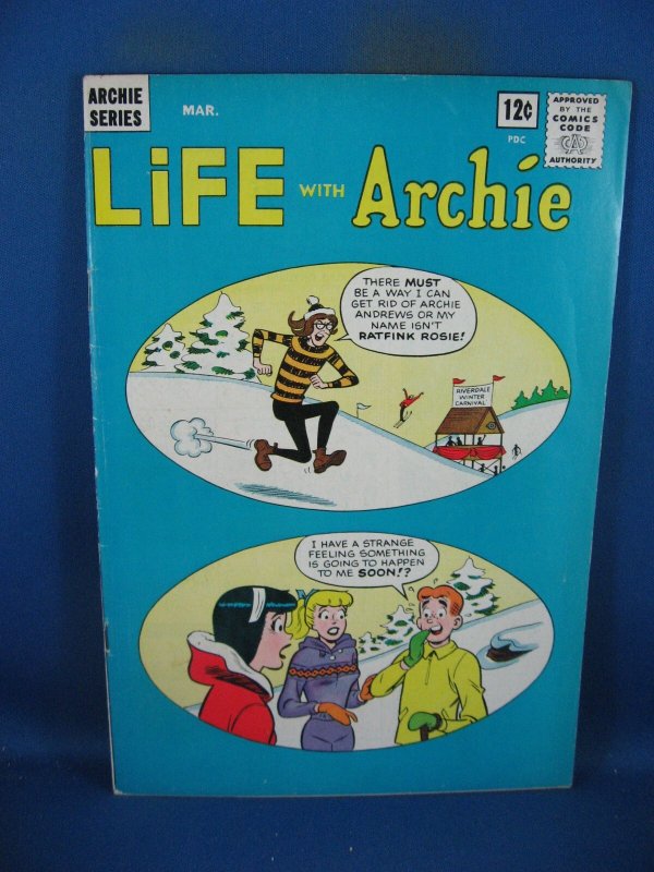 LIFE WITH ARCHIE VG F SF CVR 1964