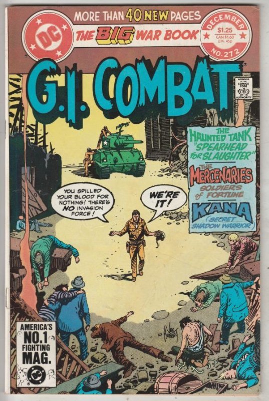 G.I. Combat #272 (Dec-84) VF/NM High-Grade The Haunted Tank