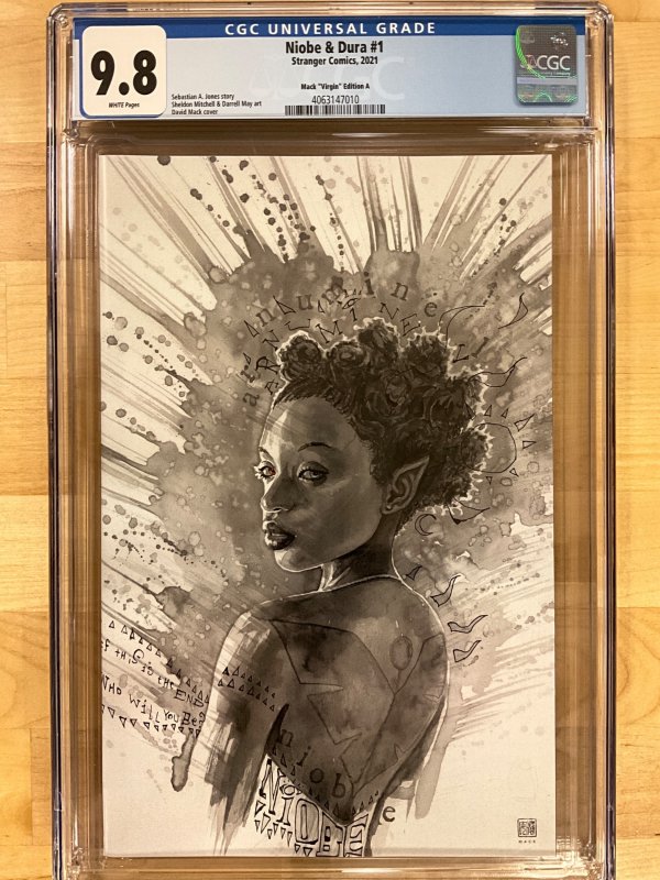 Niobe & Dura #1 Mack Virgin Edition A CGC 9.8