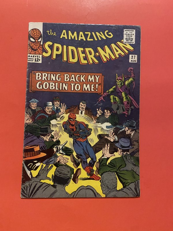 The Amazing Spider-Man #27 (1965)crime master vs Green goblin