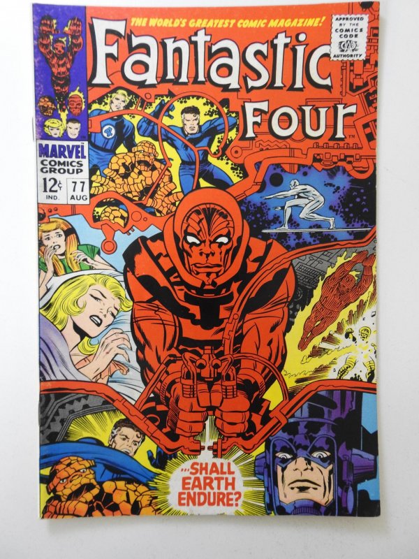 Fantastic Four #77 (1968) Shall Earth Endure? Sharp VF+ Condition!