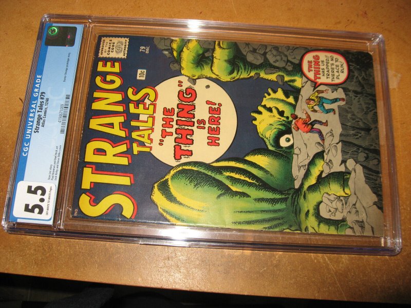 STRANGE TALES 79 CGC 5.5 DR STRANGE PROTOTYPE MARVEL 1960