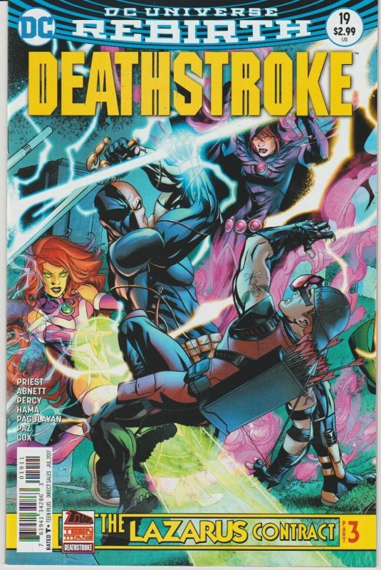 Deathstroke # 19 Cover A NM DC 2016 Series [K6]