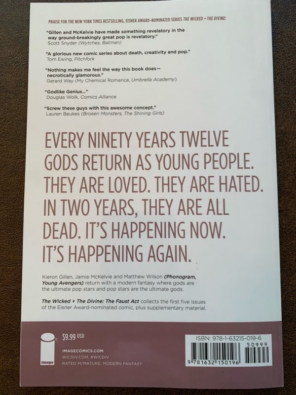 Wicked + Divine Trade Paperback Volume 1