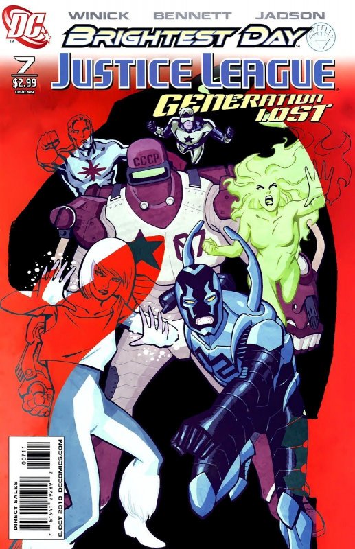 JUSTICE LEAGUE: GENERATION LOST #07 (2010) CLIFF CHIANG | DIRECT SALE