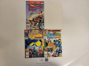 4 Fantastic Four Marvel Comic Books #335 340 371 24 Annual 66 TJ31