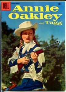 Annie Oakley #6 1956-Dell-Gail Davis TV photo cover-FN