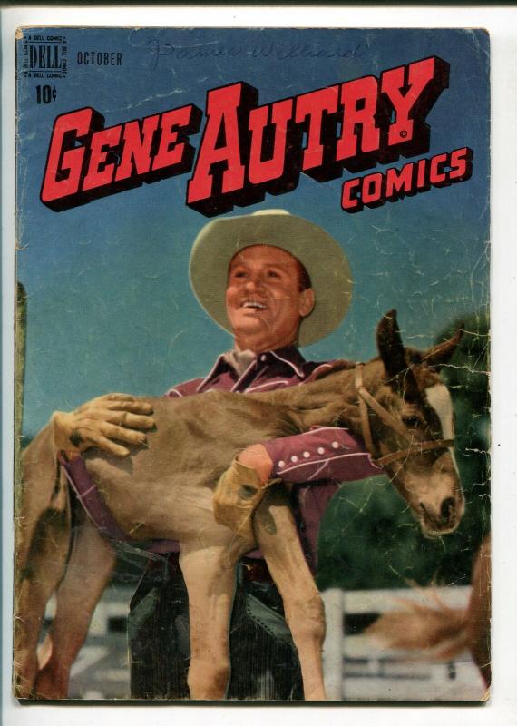 GENE AUTRY #20-1948-DELL-WESTERN-PHOTO COVERS-MOVIE-TV-good
