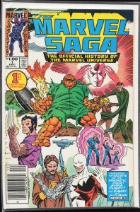 The Marvel Saga The Official History of the Marvel Universe #1 (1985) Marvel ...