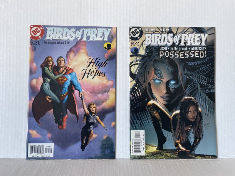 Birds of Prey #71 and 72 (2004) Unlimited Combined Shipping