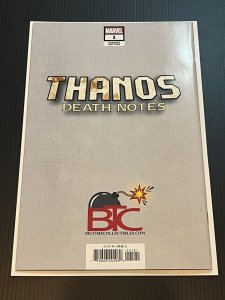 Thanos Death Notes #1 Felipe Massafera Trade Variant Marvel Comics NM PROSHIPPER
