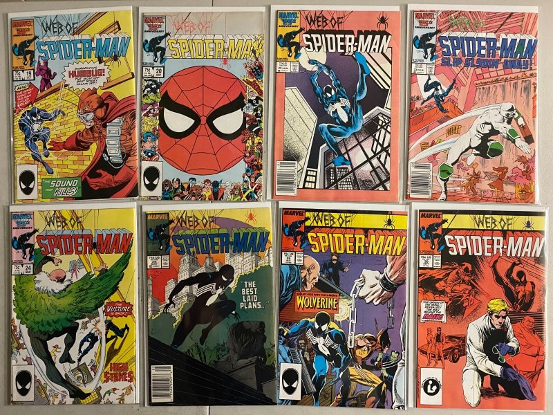 Web Of Spider-Man lot #2-100 + 4 Annuals Marvel (avg 6.0 FN) 52 diff (1985-'93)