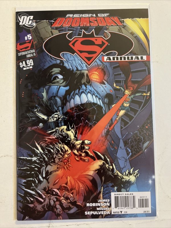 Superman/Batman Annuals #1 2 3 5 Lot Of 4 Dc Comics Deathstroke Doomsday 2006-11 