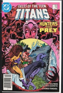 Tales of the Teen Titans #74 Newsstand Edition (1987) Teen Titans