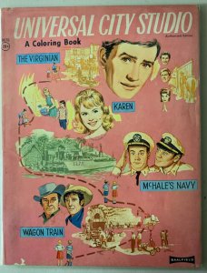 Universal City Studios coloring book Saal. (4.0 VG) some pages colored (1964)