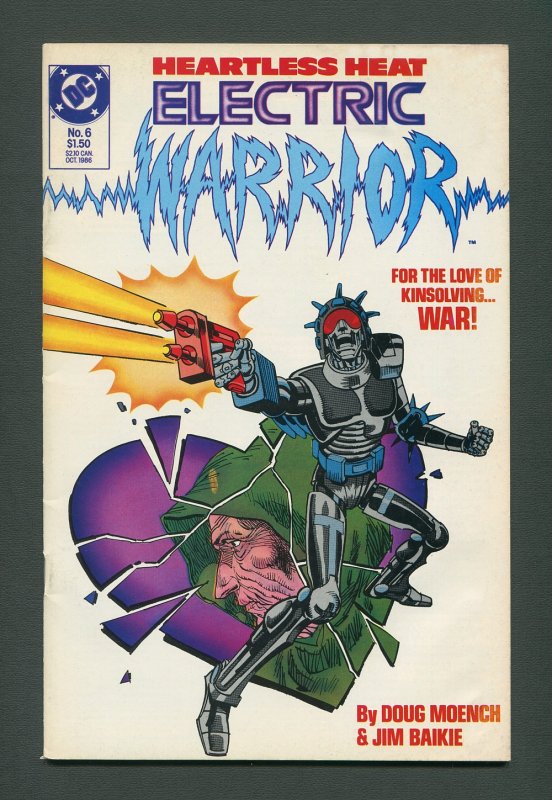 Electric Warrior #6  / 9.2 NM-  /  October 1986
